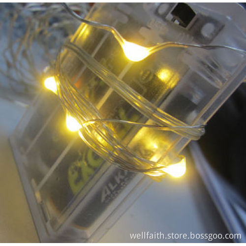 1m 10pcs LED Rice LED Mini Copper String Light for Lighting Decoration